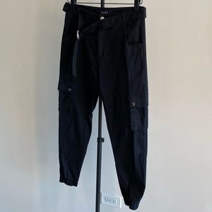 Akira Slim Fit Cropped Cargos